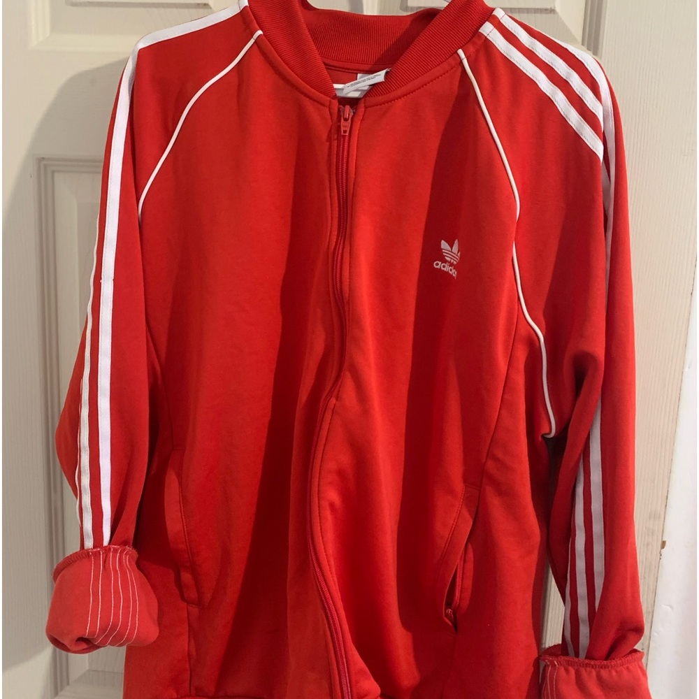 Red Addidas Jacket